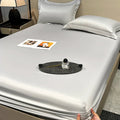 Axyaa Washed Silk Fitted Sheet Set - High-Quality Silky Bed Sheet
