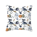 Axyaa Horror Pattern Polyester Pillowcase for Home Festival Decor