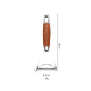 Axyaa Solid Wood Handle Peeler Paring Knife for Fruits Vegetables Grater Slicer
