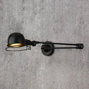 Axyaa Nordic Retro Adjustable Long Arm Wall Lamp Creative Indoor Bedroom Luminaria