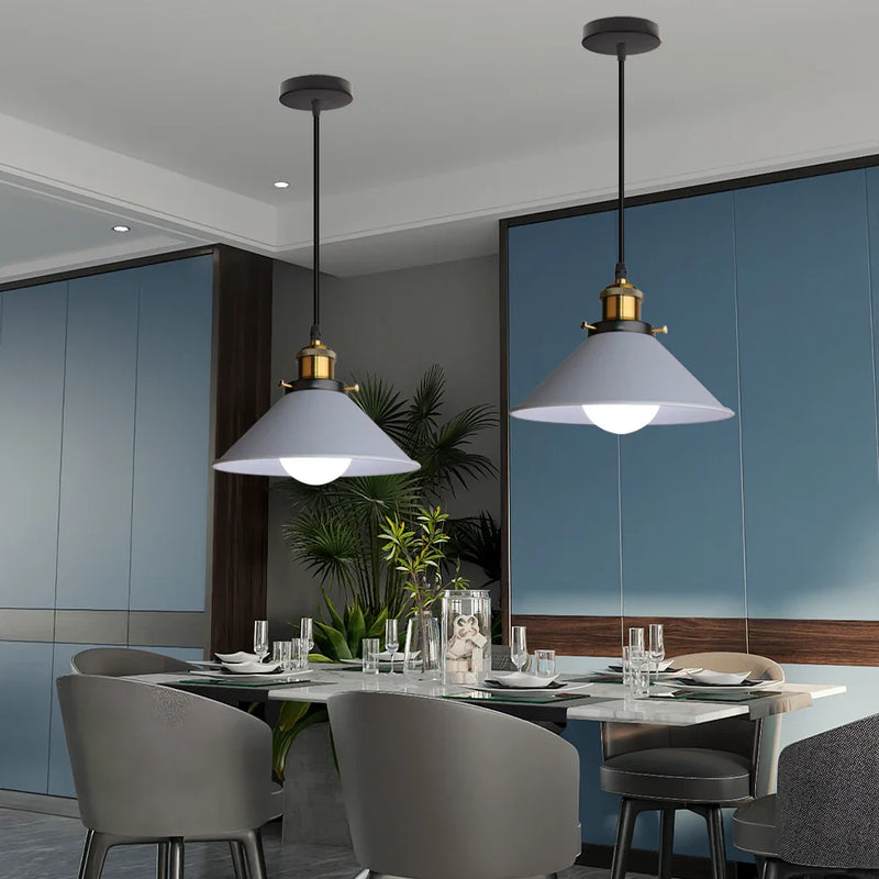 Axyaa Retro Chandelier Pendant Light for Living Room Ceiling - Industrial Style