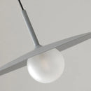 Axya UFO Iron Pendant Light: Nordic Minimalist Indoor Chandelier