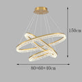 Axyaa Modern LED Pendant Light Chandeliers for Living Room and Dining Room