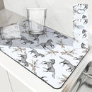Axyaa Non-Slip Absorbent Drying Mat for Kitchen Counter and Tableware