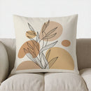 Axyaa Leaf Pattern Throw Pillow Cover for Sofa, Bedroom, Car – Abstract Design