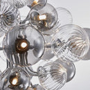 Axyaa Nordic Glass Bubble Chandelier for Bedroom and Dining Room Lighting