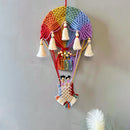 Axyaa Nordic Hot Air Balloon Macrame Tapestry for Boho Room Decor
