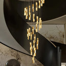 Axyaa Nordic Crystal LED Pendant Light Fixture for Home Decoration