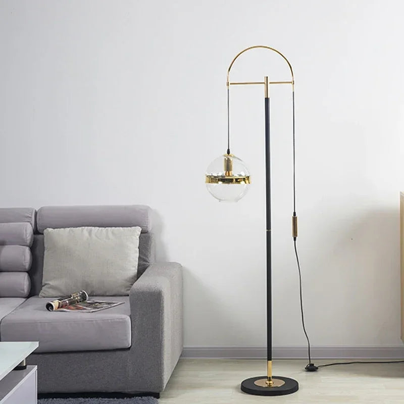 Axyaa Nordic LED Floor Lamp Family Living Room Decor Standing Light