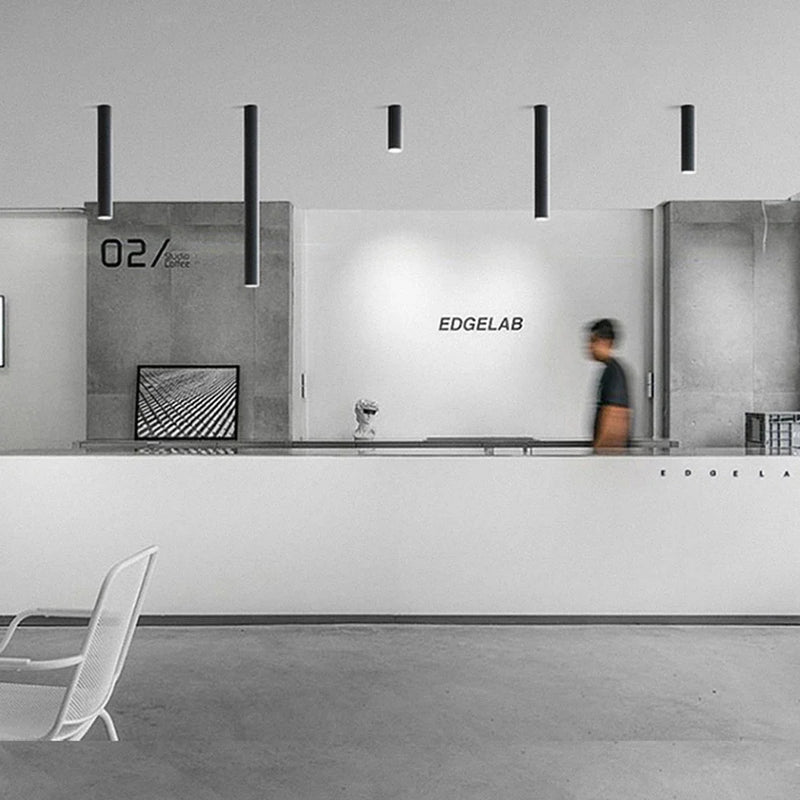 Axyaa Nordic Pendant Lights: Adjustable Length, White/Black, Home Dining Room Lighting