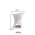 Axyaa Ceramic Heated Melting Cup | Desktop Decor | Luxury Hot Pot Mug