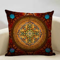 Axyaa Oriental Bliss Sun Moon Ararat Mandala Cushion Cover