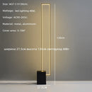 Axyaa Modern Black LED Floor Lamp Indoor Lighting with Foot Switch