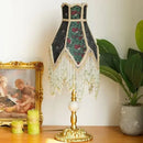 Axyaa French Tassels Table Lamp - Retro Style for Living Room or Bedroom
