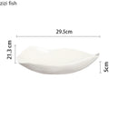 Axyaa Ceramic Plate Set Molecular Cuisine Solid Color Tableware