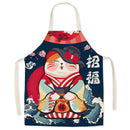 Axya Waterproof Polyester Cat Apron Bib for Household Kitchen Baking