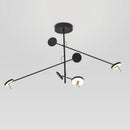 Axyaa Nordic Rocker Arm Chandelier - Modern Minimalist Living Room Lighting