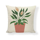 Axyaa Floral Linen Pillowcase 45*45cm for Home & Office Decor