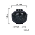 Axyaa Vintage Ceramic Stew Pot with Lid Bowl - 300ml