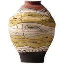 Axyaa Geometric Ceramic Vase | Colorful Graffiti Porcelain Flower Pot