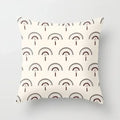 Pink Brown Geometric Pillows Case 45*45cm - Axyaa Decorative Cushions Cover