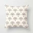 Pink Brown Geometric Pillows Case 45*45cm - Axyaa Decorative Cushions Cover