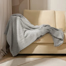 Axyaa Ins Velvet Thread Knit Blanket - Soft Solid Color Home Decor
