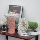 Axyaa Geometric Gradient Ceramic Vase for Home Decor