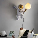Axyaa Astronaut Moon Explorer Wall Lamp Resin 3D Printing Space Theme Sconce