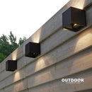 Axyaa Modern LED Wall Lamp 6W/12W, Waterproof Outdoor & Indoor Lighting, Aluminum Art Light for Garden and Porch
