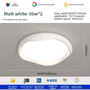 Axyaa Nordic Matte LED Ceiling Lamp for Living Room, Study & Bedroom