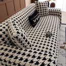 Axyaa Bohemian Jacquard Plush Throw Blanket for Sofa & Furniture protection
