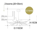 Nordic Minimalist Chandelier for Living Room, Dining, and Bedroom - Axyaa Brand