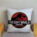 Axyaa Jurassic Park Dinosaur Print Pillow Cover - Super Soft Home Decor Case
