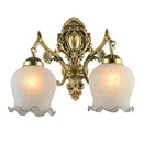 Axyaa Vintage Metal Glass Chandelier for Stylish Home Lighting