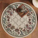 Axyaa Retro Floral Print Large Area Rug for Living Room Sofa Bedroom Coffee Table Mats