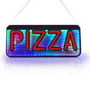 Axyaa Double-Sided LED Neon Tunnel Coffee Bar Sign with Color-Changing Light