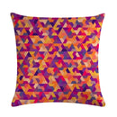 Axyaa Diamond Geometry Pillow Cover - Geometric Print Cushion Case 45x45cm