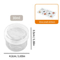 Axyaa Transparent Sealed Pill Box | Travel Pill Organizer Box | Dustproof Tablet Bottles