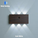 Axyaa Rechargeable LED Motion Sensor Wall Lamp with High Brightness for Home Decorating