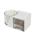 Axyaa Rotating Pen Holder Desk Organizer Large Capacity Plastic Pot
