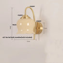 Axyaa Copper LED Wall Sconce for Bedroom, Bathroom, and Staircase