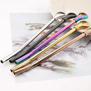Axyaa Stainless Steel Tea & Juice Drinking Straw Set for Parties & Bars