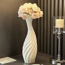 Axyaa Ceramic Vase: Minimalist Decoration for Home, Living Room, Foyer, Flowers, Floor Stand