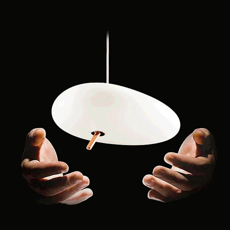 Axyaa Modern White LED Touchable Dimming Chandelier