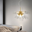 Axyaa Scandinavian Acrylic Pendant Chandelier for Kitchen Island Dining Room