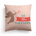 Axyaa Romantic Couple Pillowcases | Soft Cartoon Pattern Sofa Pillow Covers