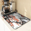 Meihua Scenery Large Kitchen Draining Mat by Axyaa