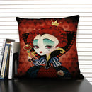 Axyaa Mermaid Linen Cushion Cover for Living Room Sofa Decoration