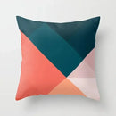 Axyaa Medieval Geometric Throw Pillow Covers for Home Sofa Chair Decor